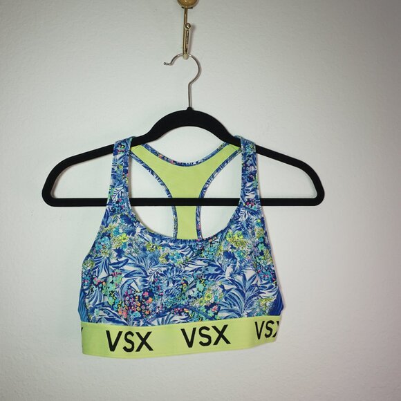 VSX Victoria's Secret: Tropical Design Sports Bra - Picture 1 of 7